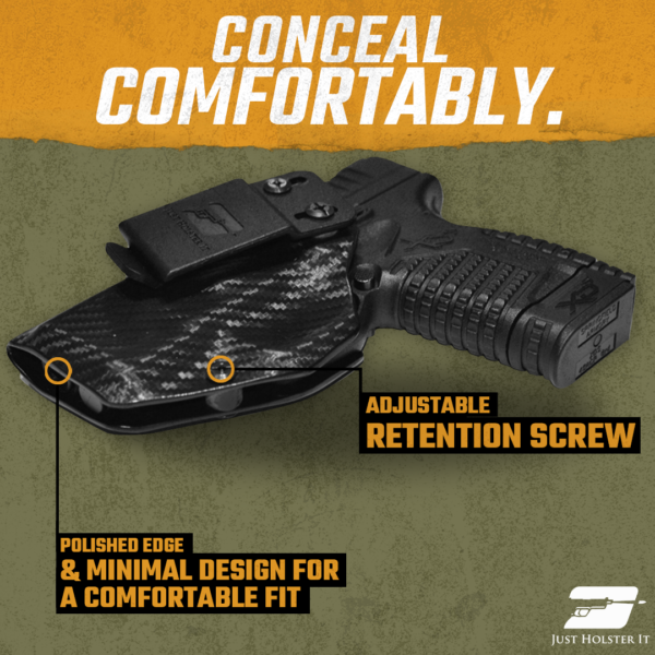 Protector Plus Rigid Concealed Holster with Versa Clip - Image 5
