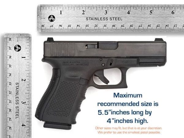 Bugbite Holster Gun Size Chart