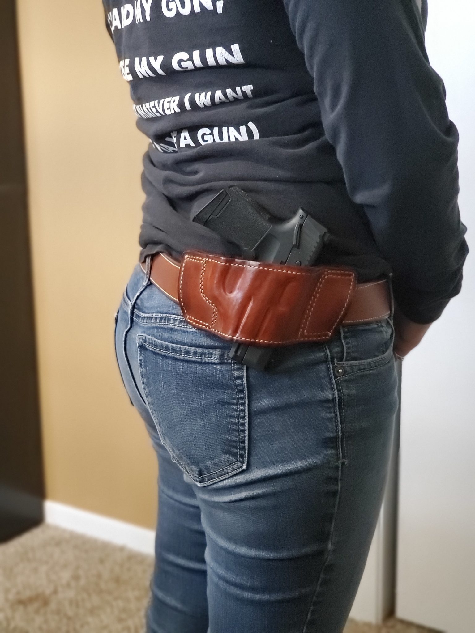 Leather Range Holster in Stock | Just Holster It LLC