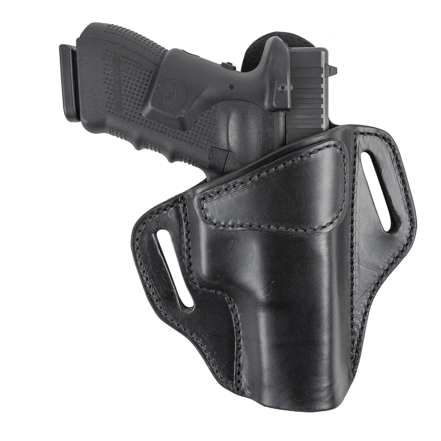 Leather OWB Holster 2 Slot - American Made - Just Holster It LLC