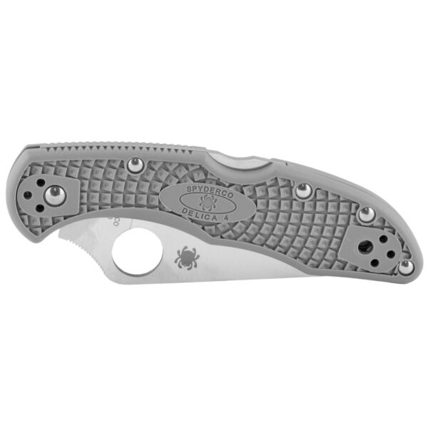 SPYDERCO DELICA4 FFG PLAINEDGE GREY - Image 3