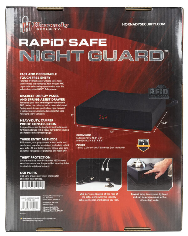 HORN 98215          RAPID SAFE NIGHT GUARD RFID - Image 3