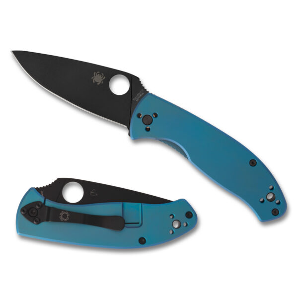 SPYDERCO TENACIOUS TI 3.35 BLUE/BLK