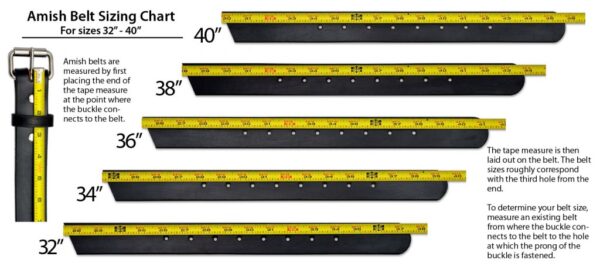 32-40-Belt-sizing.jpg Holster Belts - 1.5" Wide