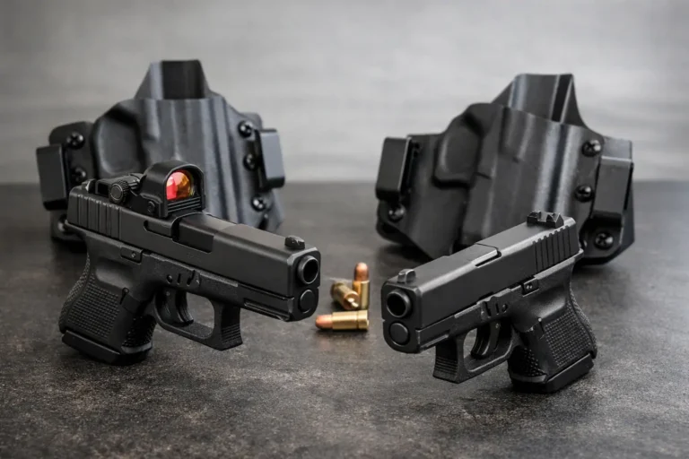 Red Dot vs Iron Sights Holster Fit