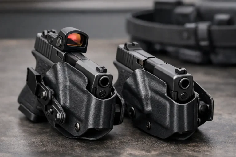 Red Dot vs Iron Sights Holster Fit